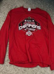 Red Ohio State Long Sleeve