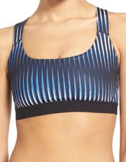 Kaleidostripe Print Sports Bra