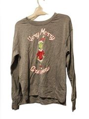 Dr. Seuss The Grinch Holiday Long Sleeve Top Size Medium