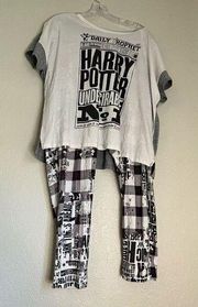 Daily prophet Harry Potter newspaper pajamas XL