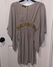 Valerie by Casting Grey/Silver Embellished Dress