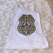 Alpha Phi and Pike Firefighter Challenge Tank Top Size Medium