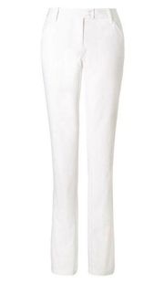 Callaway Ladies Golf White Stretch Ankle Trousers Size 8 NWT