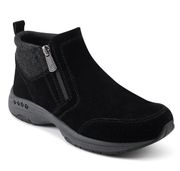 EASY SPIRIT Women's Tshuffle Casual Flat Walking Booties Black Sz 8.5