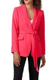 Rachel Roy Collection Wrap Blazer Pink Womens Size XS