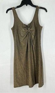 5/$25 Sale THREE Dots dress gold shimmer size small