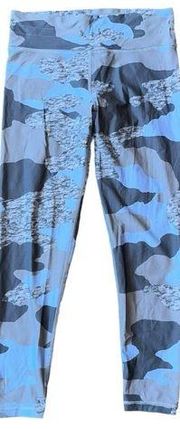 Aerie Women’s  Camo Leggings Blue / Grey Size Medium