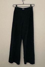 Wilfred Free Aritzia Dark Green High Rise Flare Cozy Sweatpants Size XS