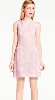 NWT kate spade jacquard domimo dress rose embossed pink sz 6