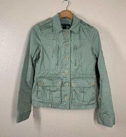 Marc Jacobs Small Green Cargo Field Military Jacket