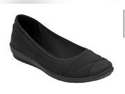 Women's Acasia Round Toe Slip-on Casual Flats Black 9W