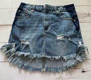 One Teaspoon 2020 Mini High Waist Short Length  Super Fitted Denim Skirt…