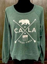 sweatshirt-hunter green, size medium