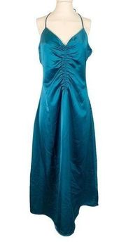 Jason Wu Halter Satin Sleeveless Slip Midi Dress Size Large