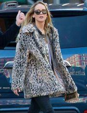 JCrew faux fur coat