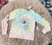 Tie dye retro ting yang urban nation shirt medium