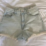 High Rise Jean Shorts