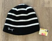 NWT  beanie hats strip one size