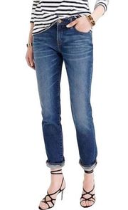 J. Crew Women's Size 27 Tall Medium Washed Blue Skinny Jeans