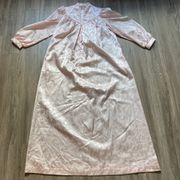 Vintage Blush Pink Nightgown Dress Size M