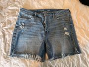 Ripped Jean Shorts