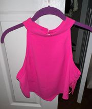 Hot Pink Haulter Top 