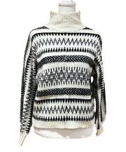 ANN Taylor LOFT Fair Isle Poncho Sweater