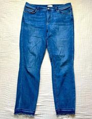 Loft High Waist Skinny Jeans Hi Rise Denim Size 12