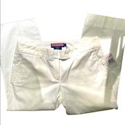 NWT Vineyard Vines White Capri Length Pants