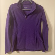 Womens Gander Mountain GSX Purple Tech 1/2 Zip Pullover Size Medium