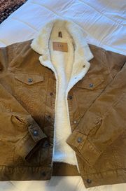 Unisex Corduroy Fleece Lined Jacket