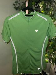 PEARL IZUMI Cycle Half Zip, Short Sleeve Size Large