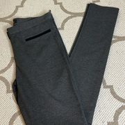 Aritzia T. Babaton charcoal gray faux front pockets skinny pants