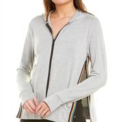 TEREZ Grey Zip Front Hoodie