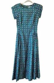 J Christopher Vintage Cotton Floral Day Dress Stranger Things Nancy Bows Small