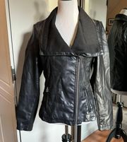 Medium Black Leather Jacket