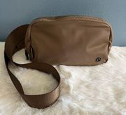 Lululemon Everywhere Brown Nylon Belt Bag