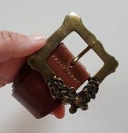 Garnet hill leather belt size small