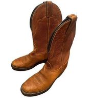 Vintage Toma Lama Tan Leather Western Boot