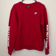 Skechers Sweatshirt Crew Neck Size M Logo Size