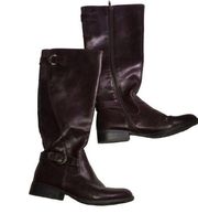 Life Stride Women's Cold Weather Weather Side Zipper Dark Brown Boots Sz 8.5