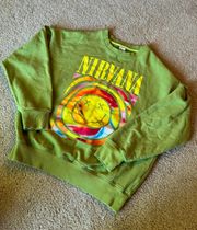 Nirvana green sweatshirt