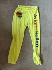 Neon Yellow Sweatpants