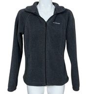 Columbia Charcoal Heather Benton Springs’ Full Zip Fleece Jacket Medium