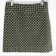 Etcetera Avocado Velvet Pencil Skirt Size 4