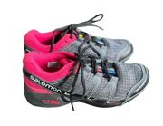 Salomon Speedcross Vario Trail Running Shoes Charcoal Fuchsia Sz 5.5 Womens