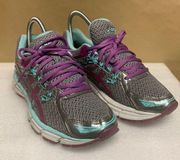 Gel Excite 3 Gray Athletic Running Shoes Size 8