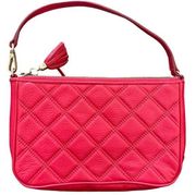 Cole Haan red quilted shoulder bag! Excellent condition!