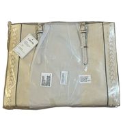 Lubardy Laptop Bag Beige Leather LB6615 NWT