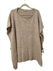 NWOT Loft Side Tie Flecked Poncho